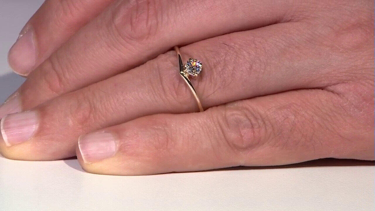 Video Gouden ring met een IF (G) Diamant (de Melo)