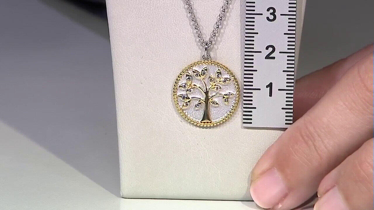 Video Collana in argento con Zircone
