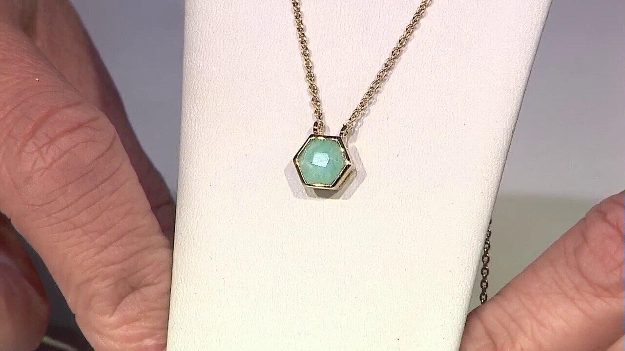 Video Collana in argento con Amazzonite