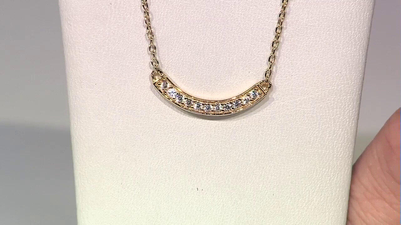 Video Collana in argento con Zircone
