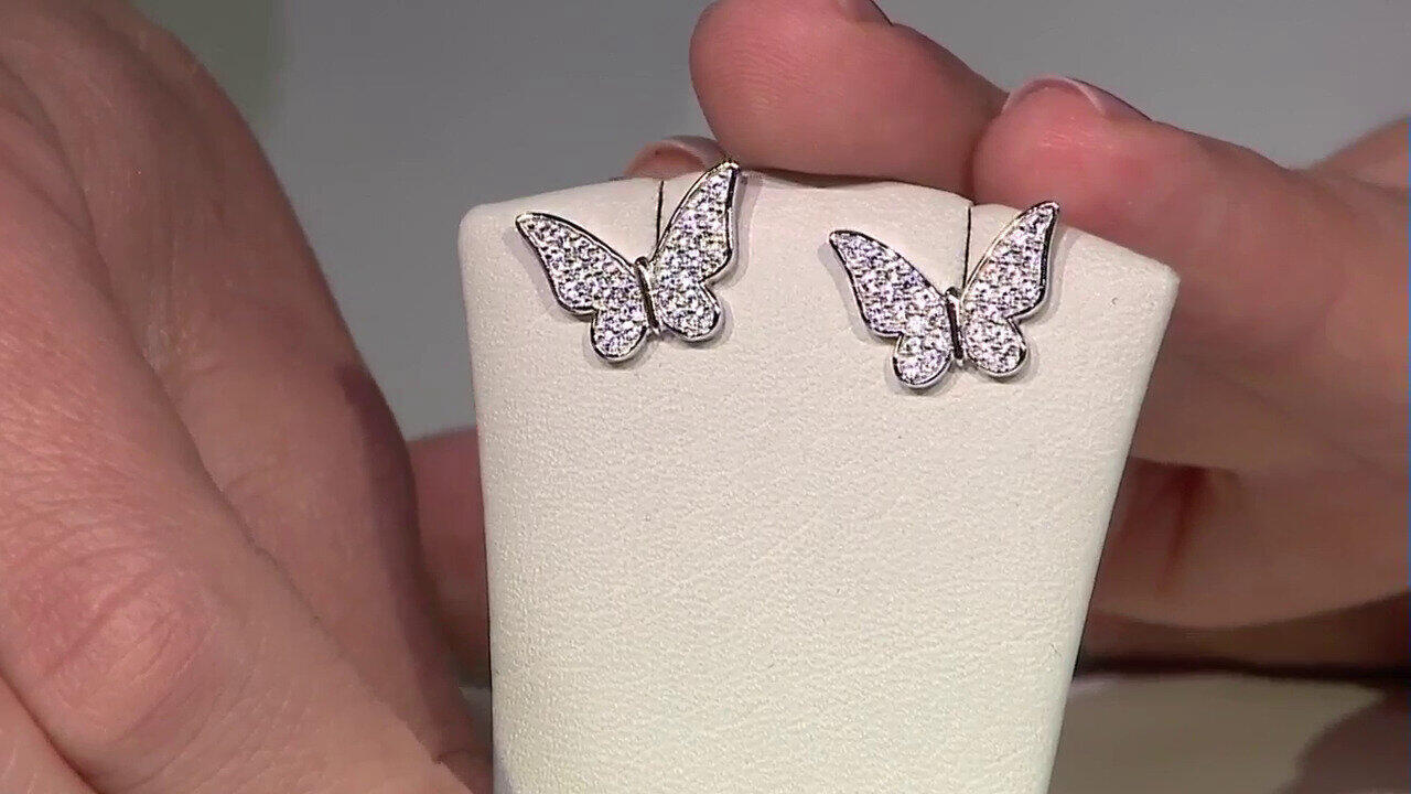 Video Pendientes en plata con Zircón
