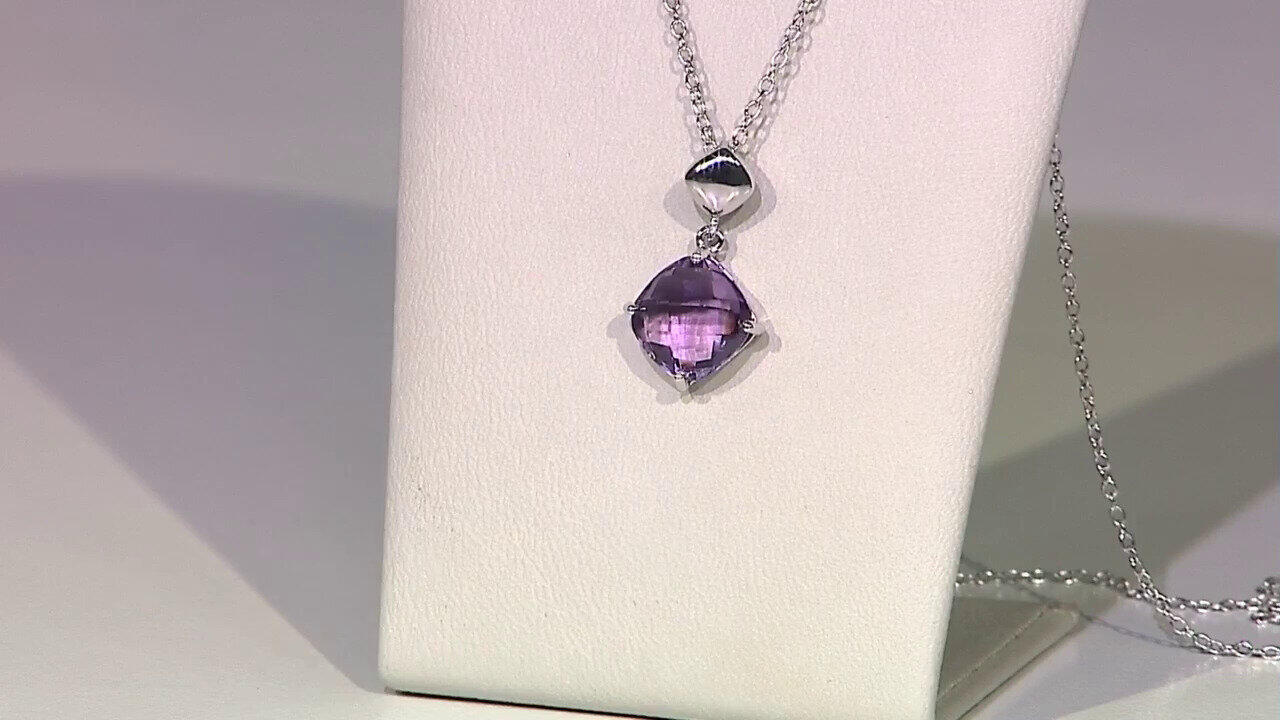 Video Collana in argento con Ametista
