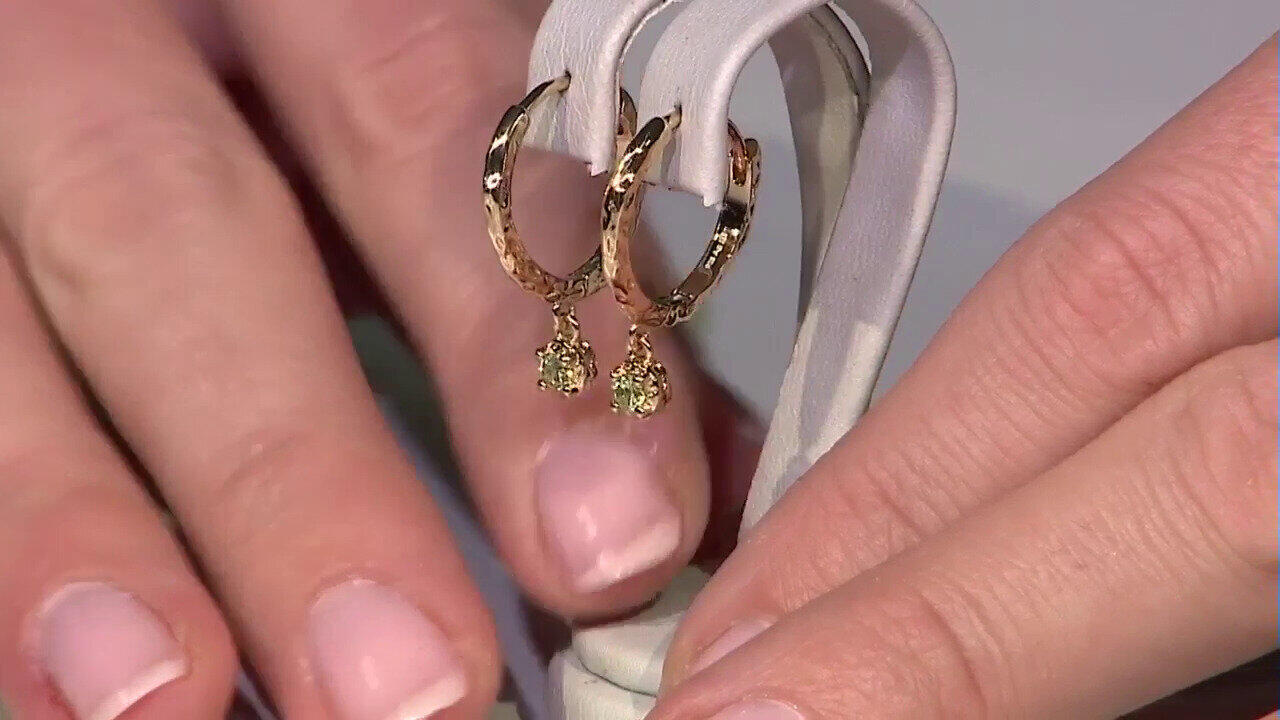 Video Pendientes en plata con Peridoto de Birmania