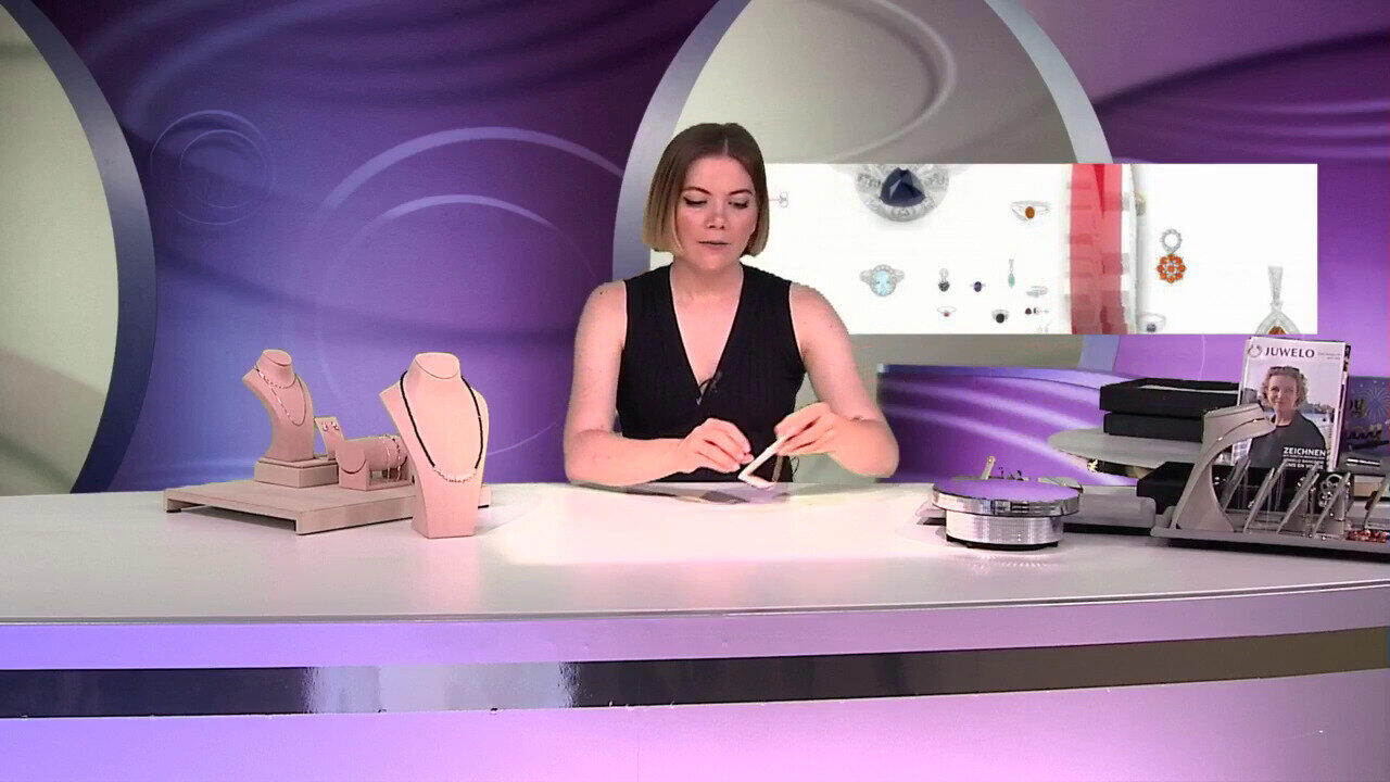 Video Collier en argent et Topaze bleu ciel