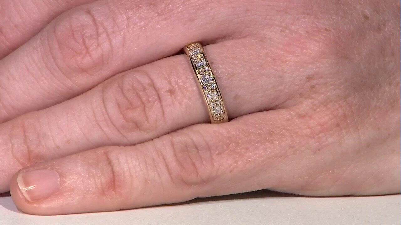 Video Anello in oro con Diamante SI1 (G) (Annette)