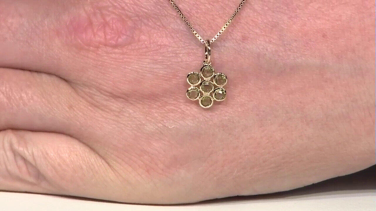 Video Ciondolo in oro con Peridoto