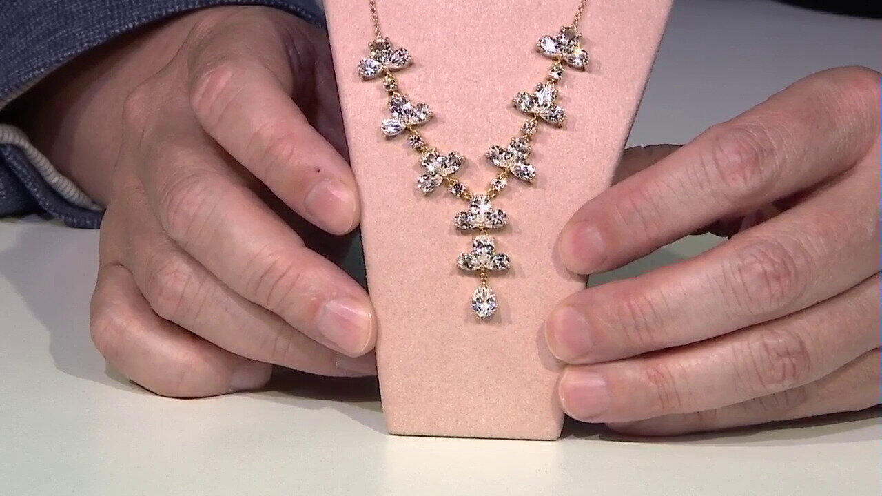 Video Collier en argent et Topaze blanche