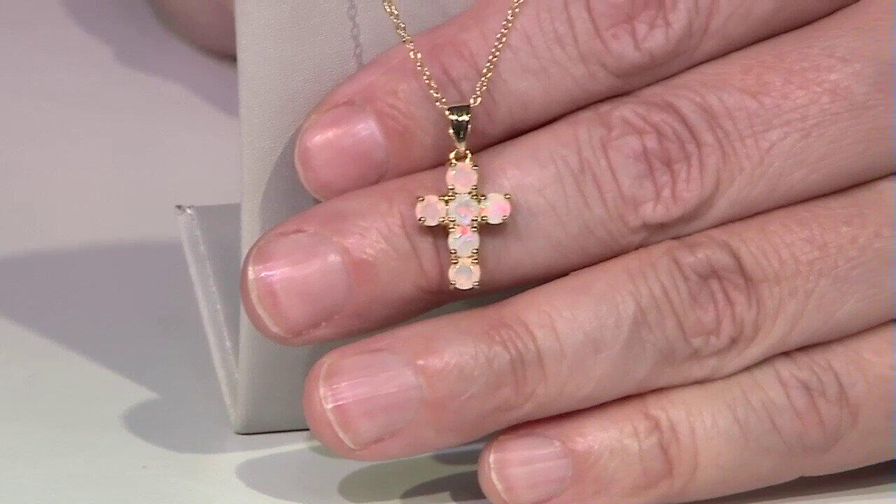 Video Collana in argento con Opale di Welo