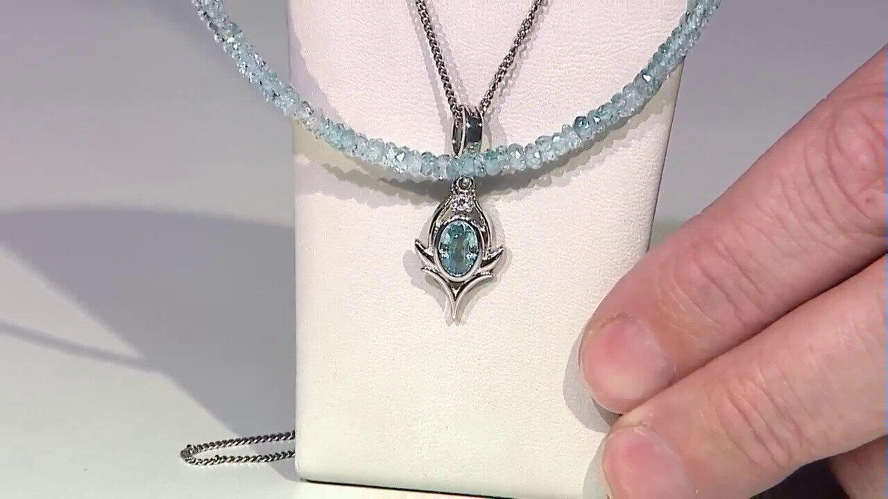Video Ciondolo in argento con Zircone Ratanakiri