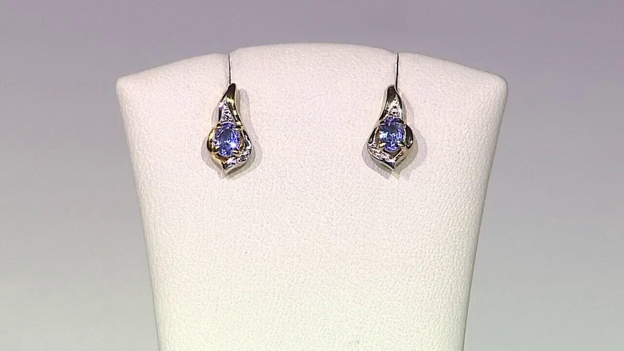 Video Orecchini in argento con Tanzanite