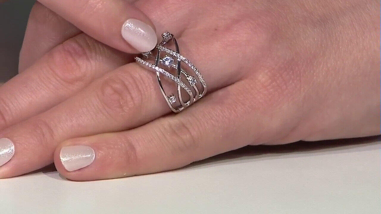 Video Zircon Silver Ring