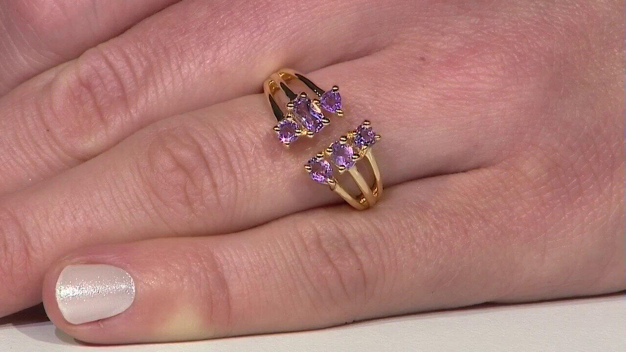 Video Lavendel-Amethyst-Silberring