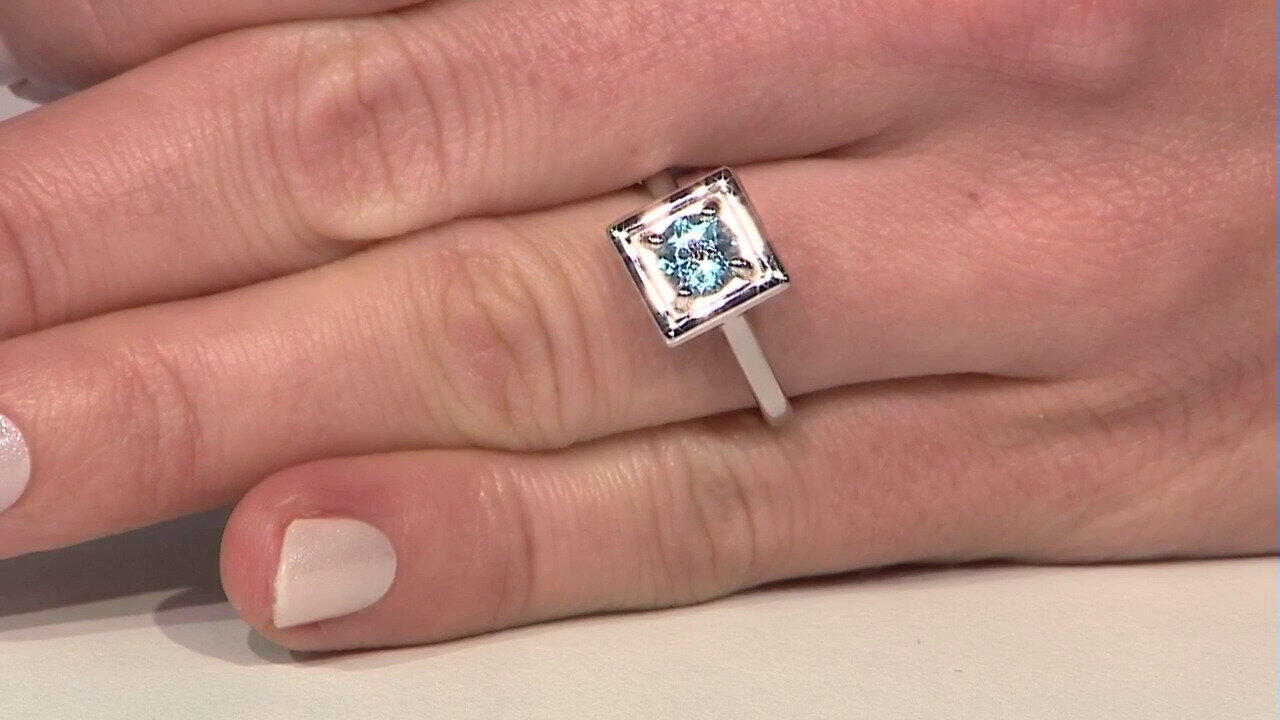 Video Anello in argento con Zircone Ratanakiri