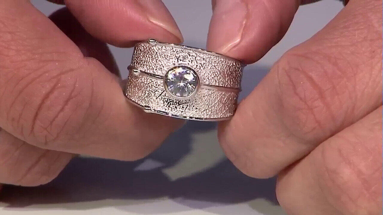 Video Anello in argento con Zircone