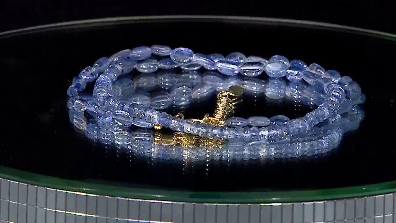Video Collier en argent et Kyanite du Népal