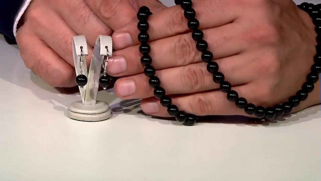 Video Parure in argento con Onice Nero