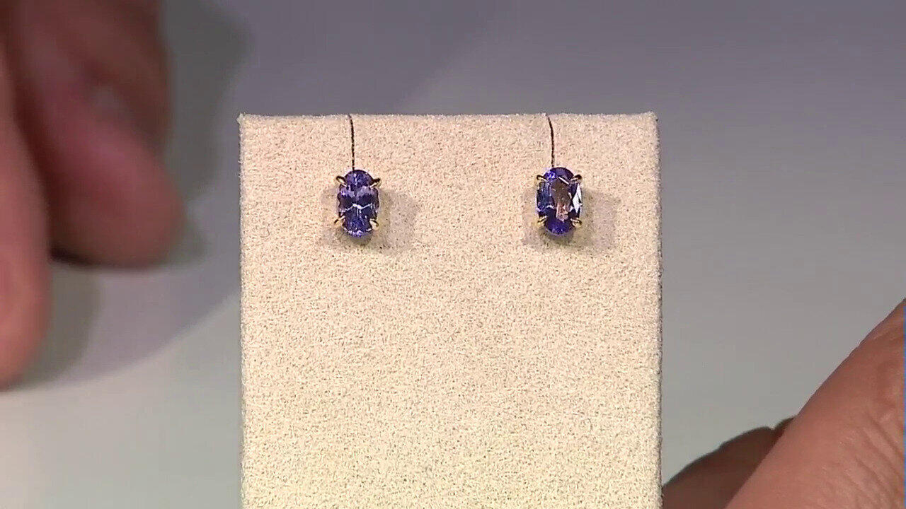 Video Orecchini in argento con Tanzanite