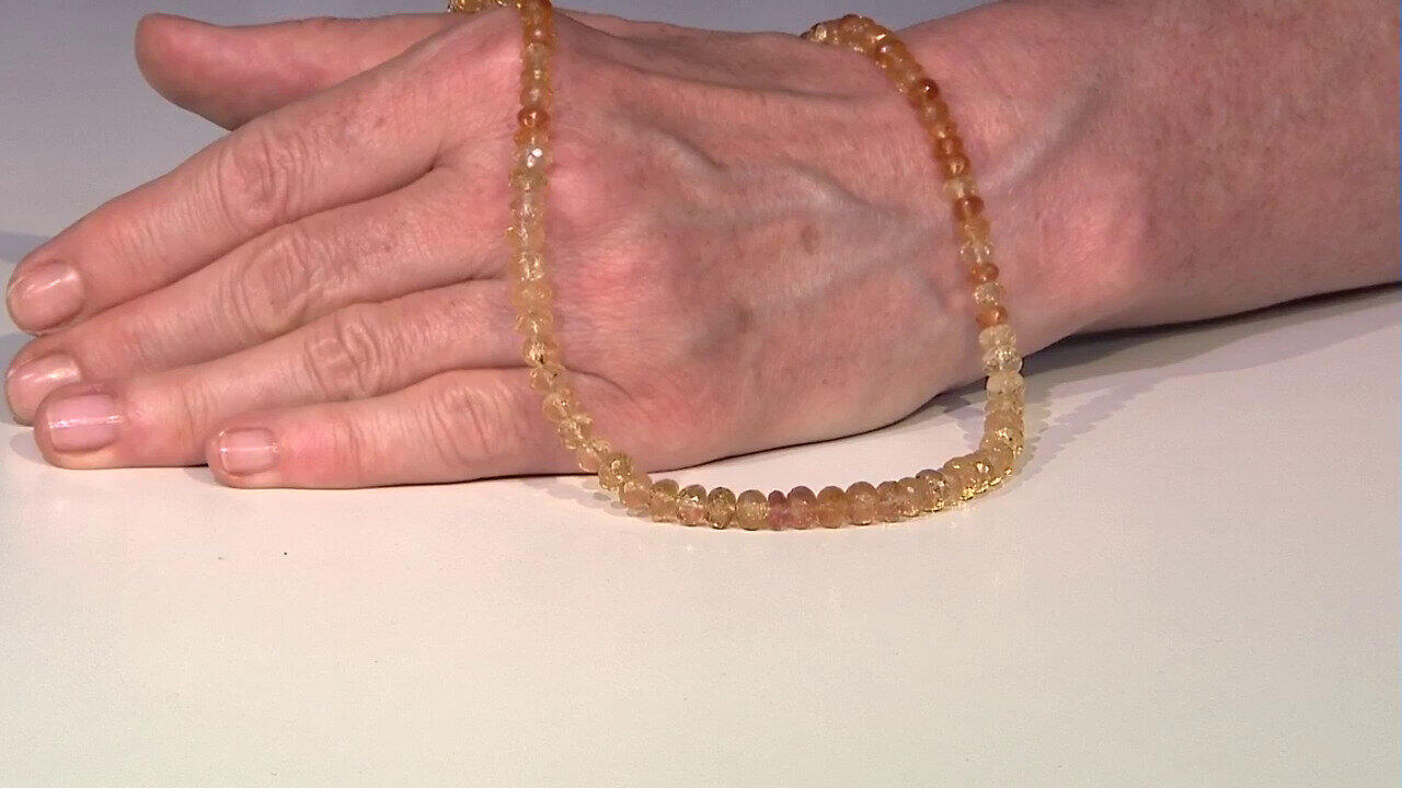 Video Collana in argento con Topazio Imperiale