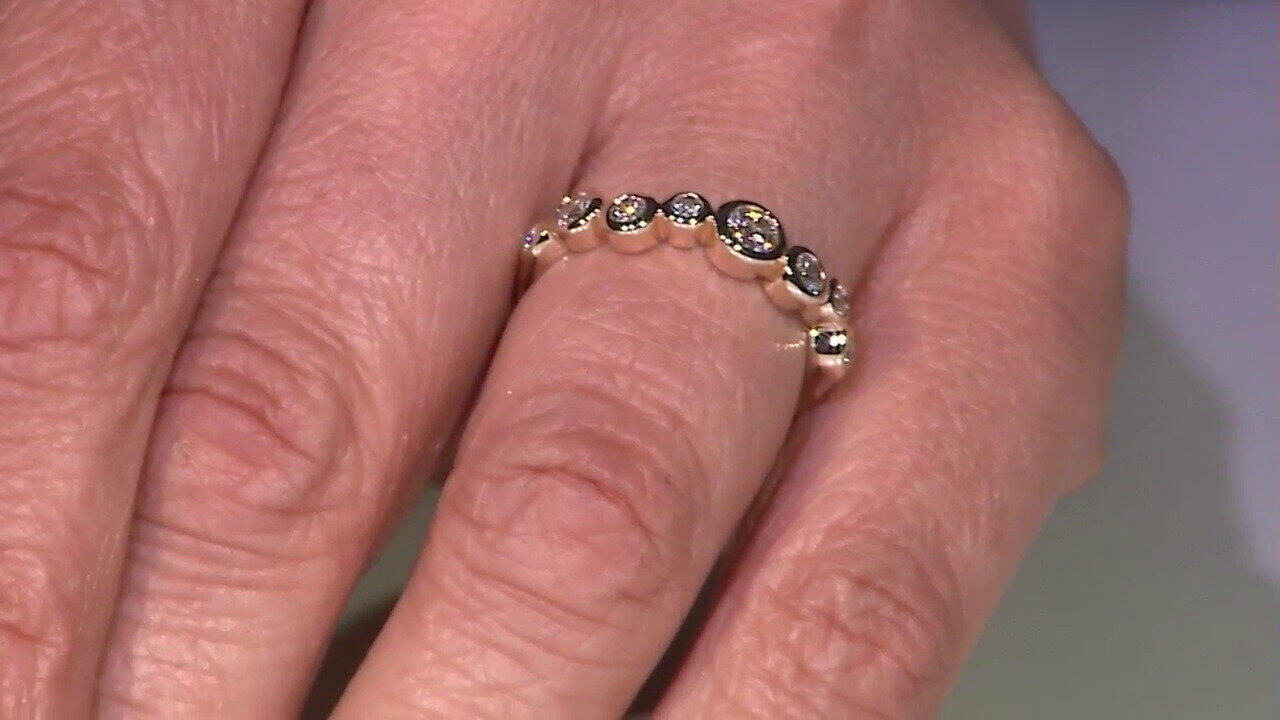 Video Gouden ring met een Diamant SI1 (G) (Annette)