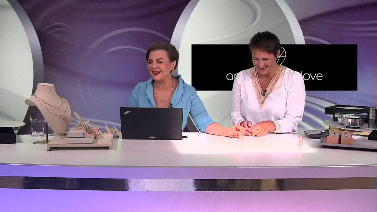 Video Gouden ring met een VS1 Argyle-Rose de France-Diamant (Annette)