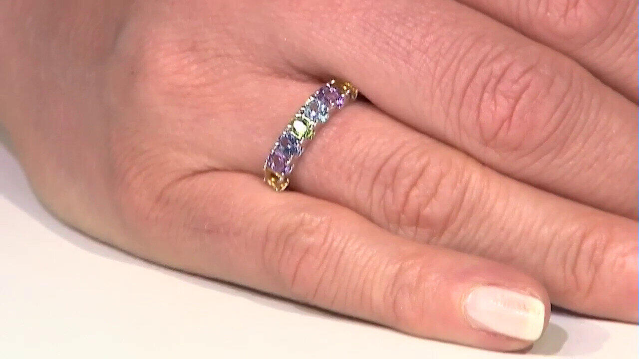 Video Amethyst Silver Ring