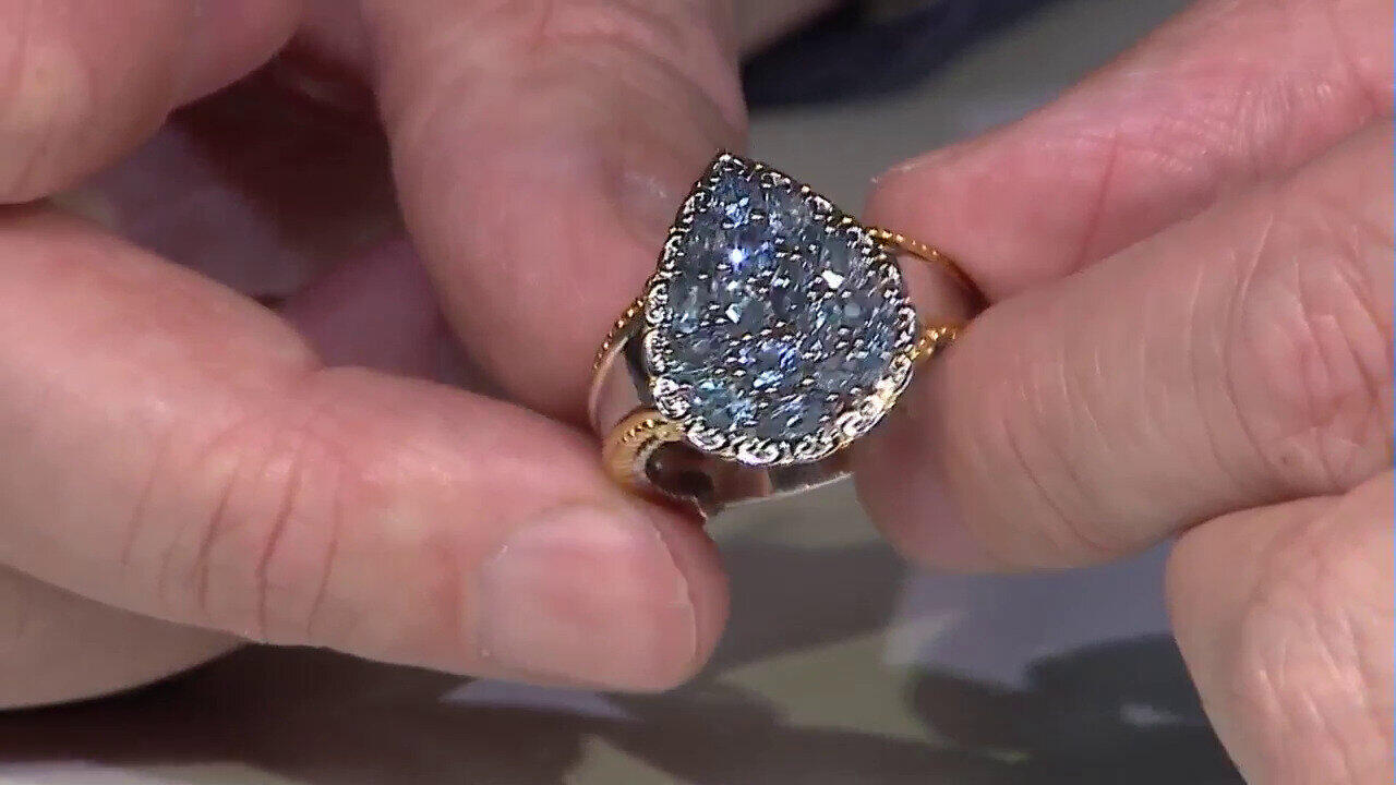 Video Anillo en plata con Aguamarina (Gems en Vogue)