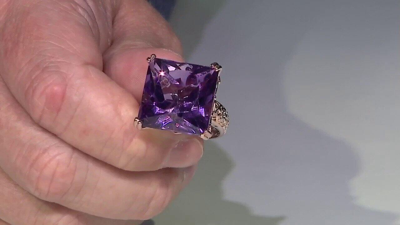 Video Amethyst-Silberring (Gems en Vogue)
