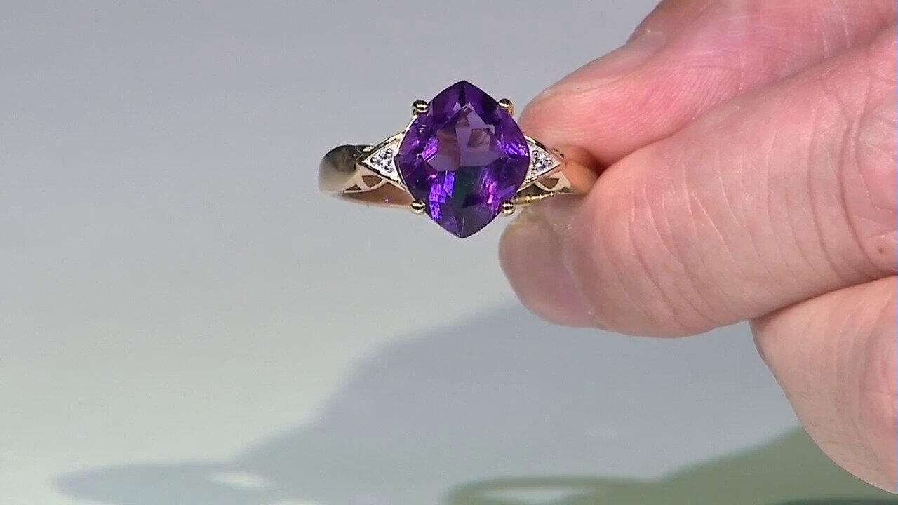 Video Sambia-Amethyst-Silberring