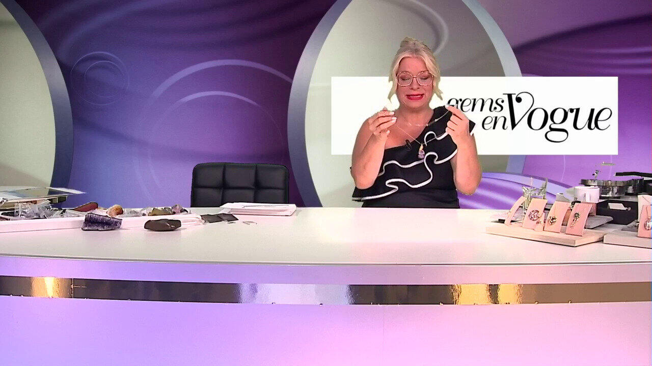 Video Zilveren hanger met een amethist (Gems en Vogue)