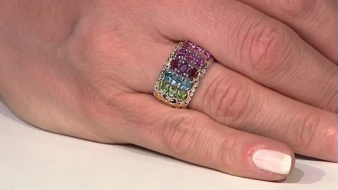 Video Anello in argento con Tormalina (Gems en Vogue)