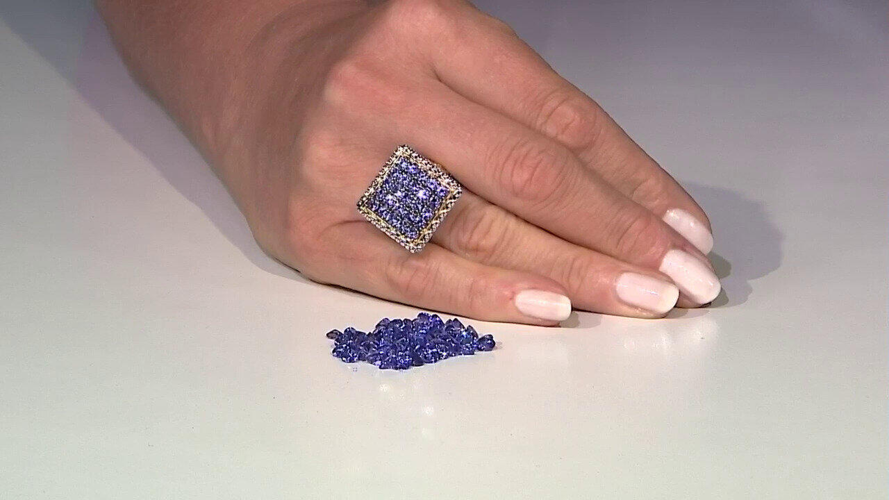 Video Bague en argent et Tanzanite (Gems en Vogue)