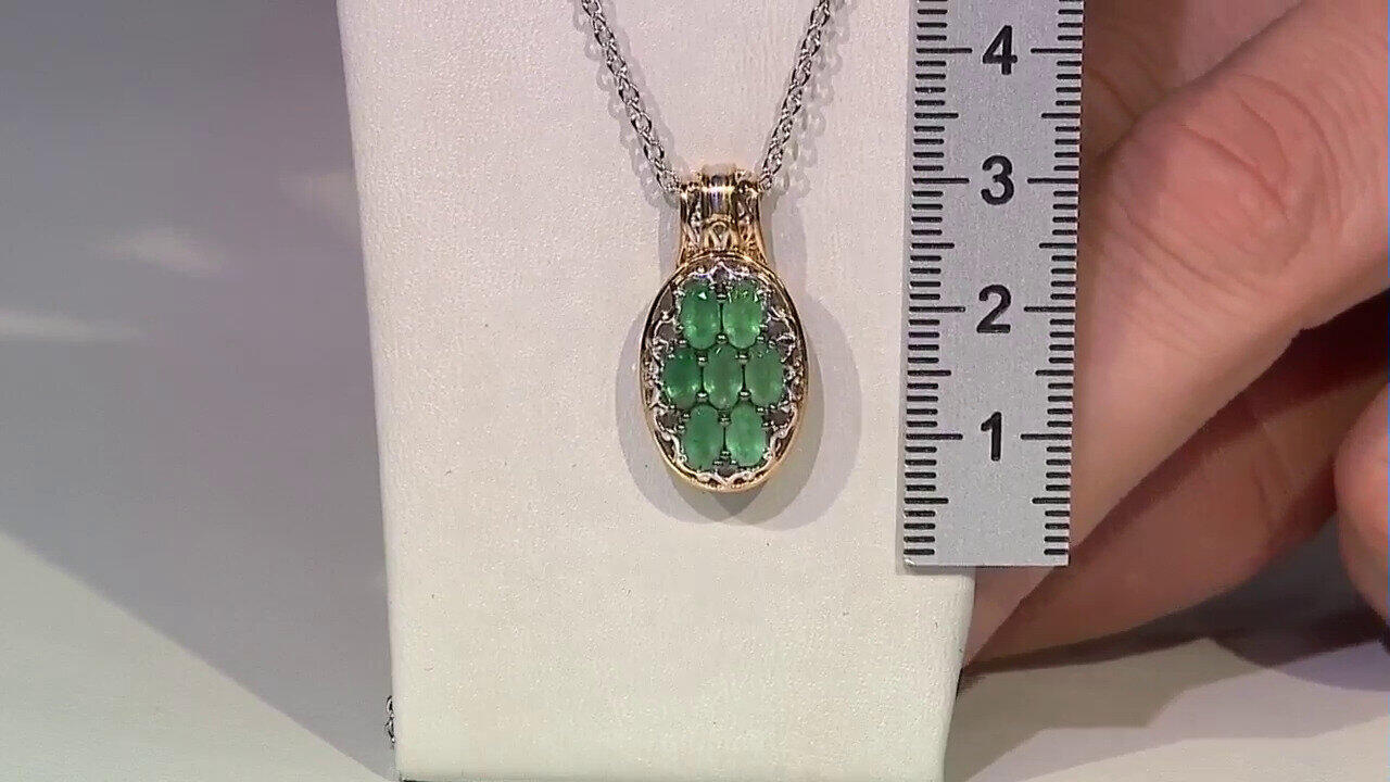 Video Collana in argento con Smeraldo Zambia (Gems en Vogue)