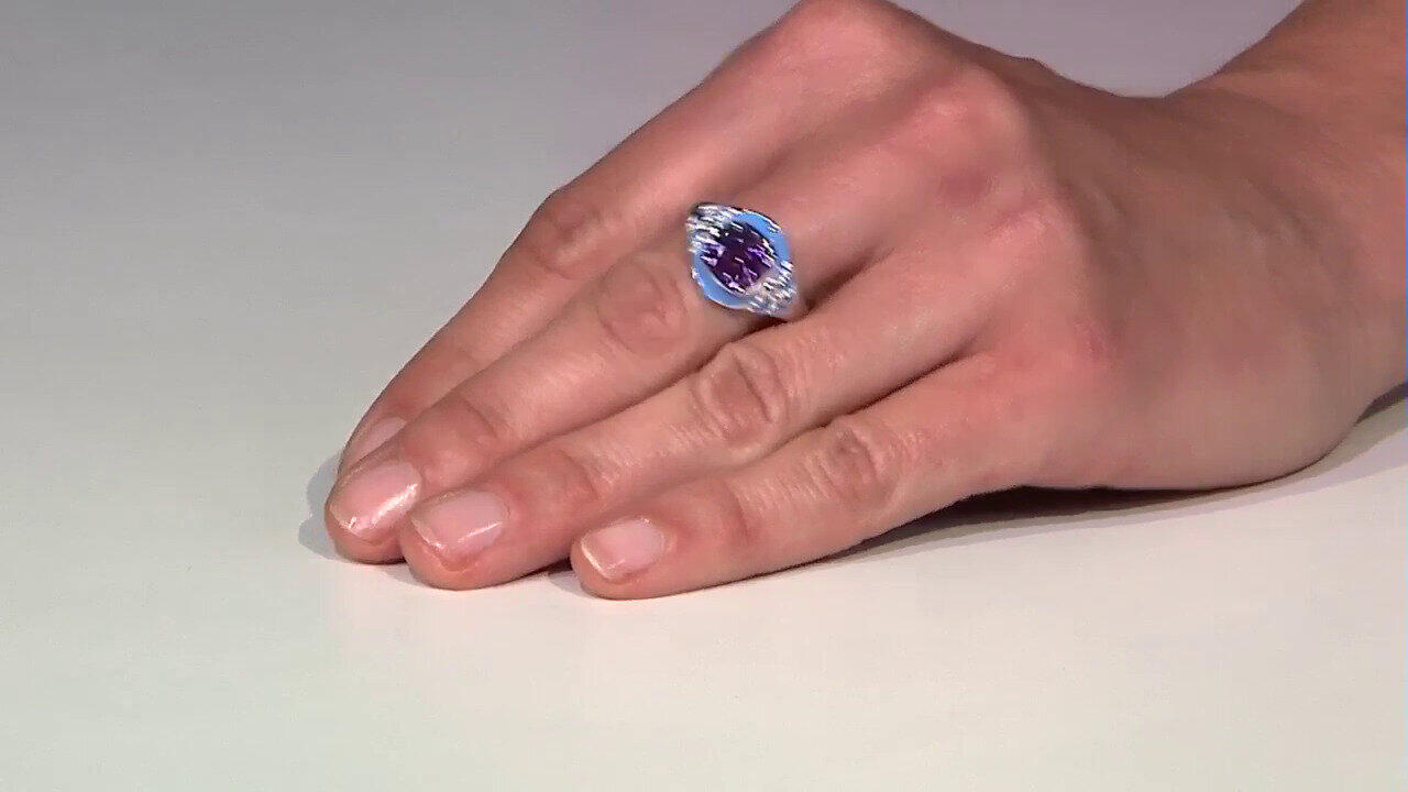Video Bague en argent et Améthyste