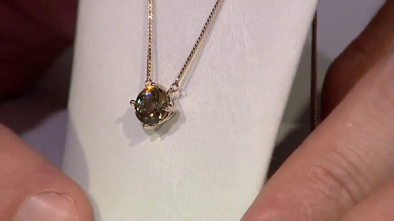 Video Nicht erhitzter Tansanit-Goldcollier (de Melo)