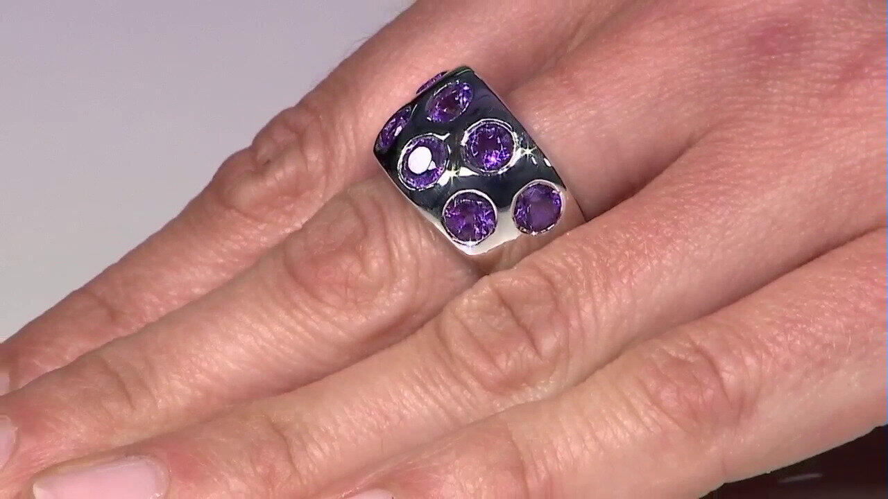 Video Sibirischer Amethyst-Silberring