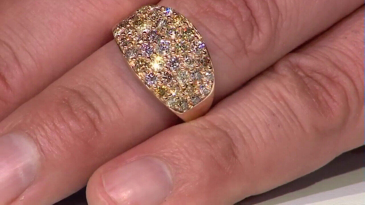 Video Gouden ring met een AAA tanzaniet (CIRARI)