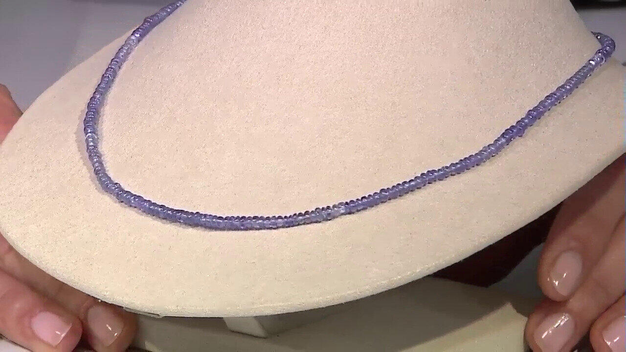 Video Collar en plata con Tanzanita