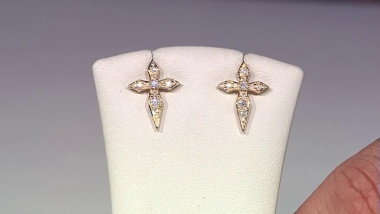 Video Orecchini in oro con Diamante I1 (H) (CIRARI)