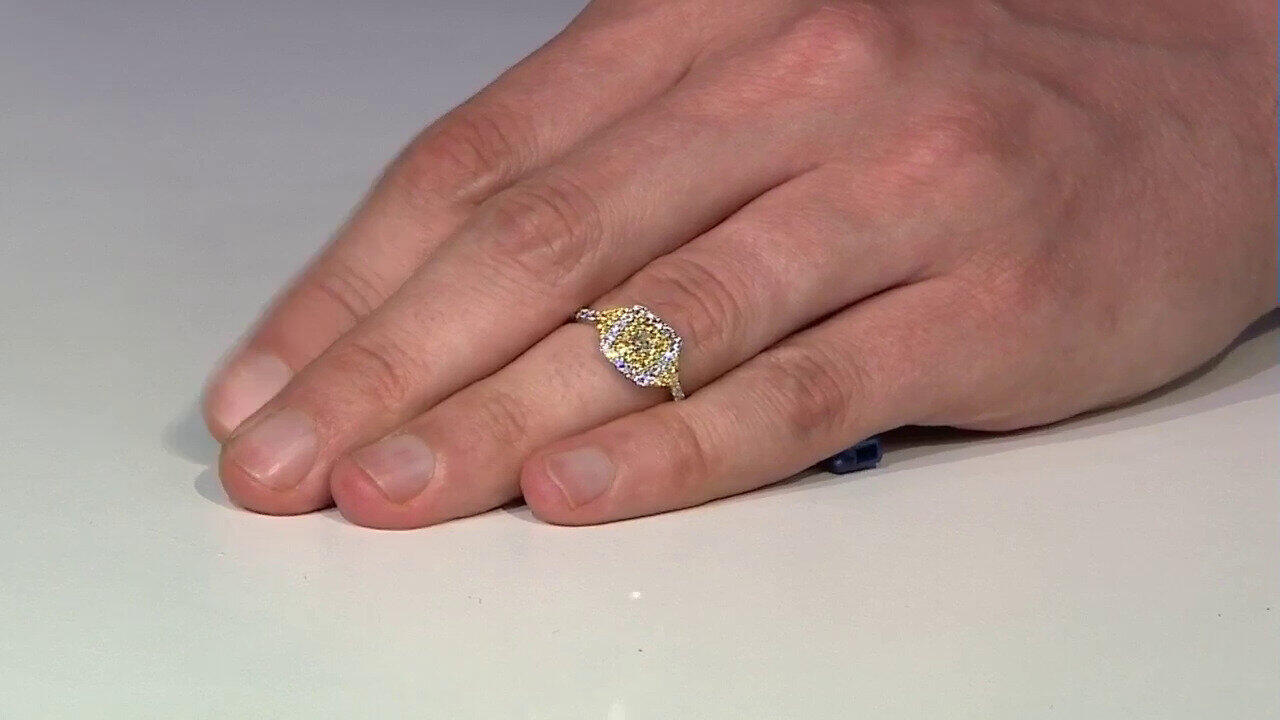 Video Gelber SI2 Brillant-Goldring (CIRARI)