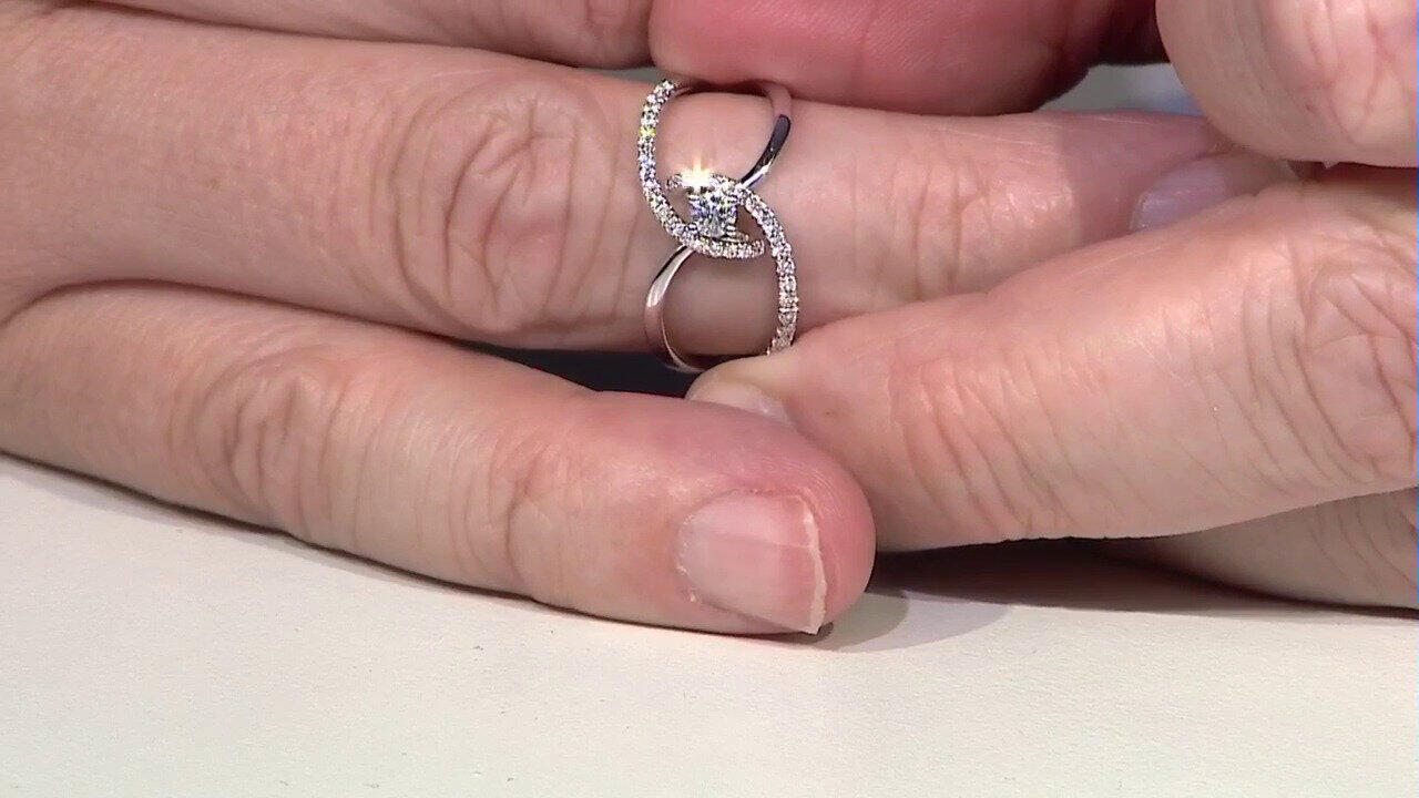 Video Anillo en oro con Diamante SI2 (H)
