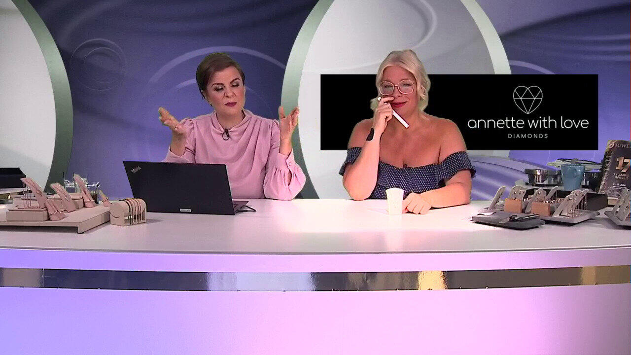 Video Colgante en oro con Diamante SI1 (G) (Annette)