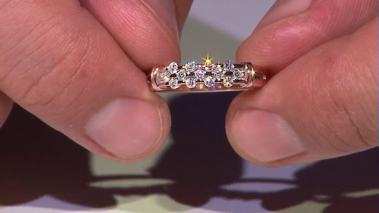 Video Anillo en oro con Diamante SI1 (G) (Annette)