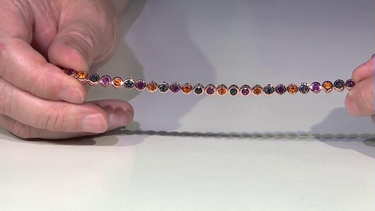 Video Bracciale in argento con Topazio Blu Londra (KM by Juwelo)