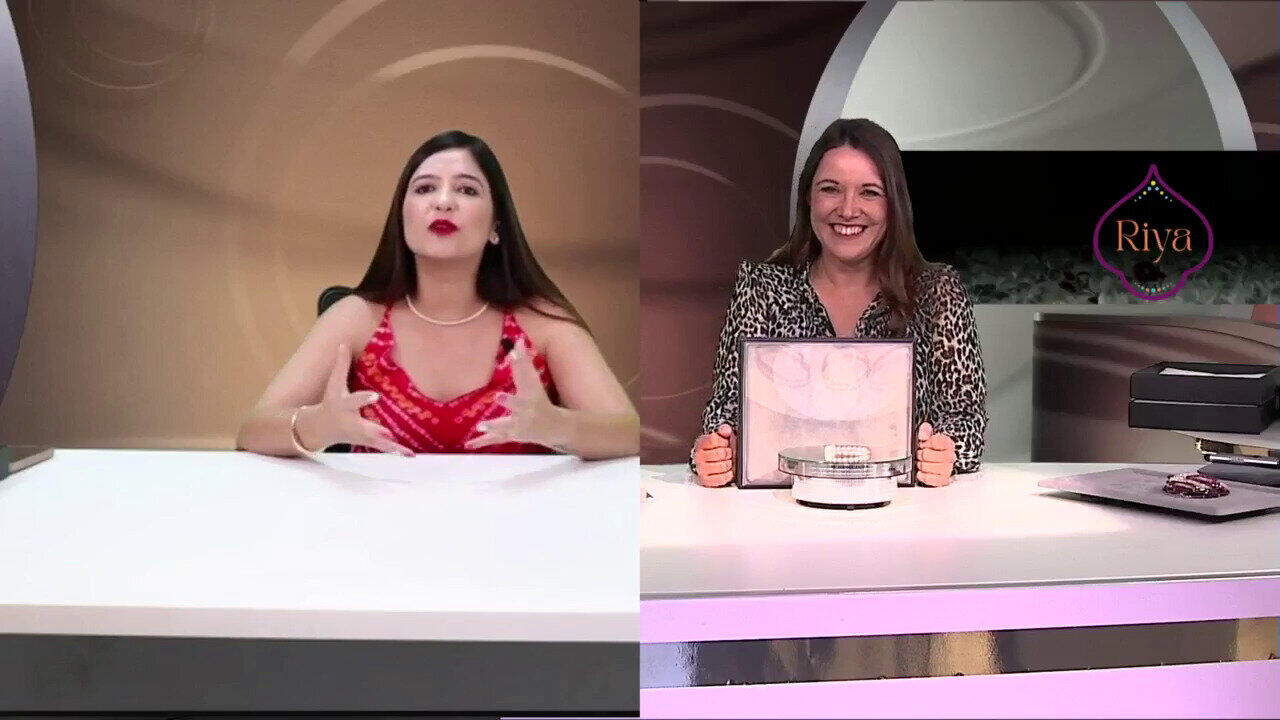 Video Brazalete en acero con Rubí de Mozambique (Riya)