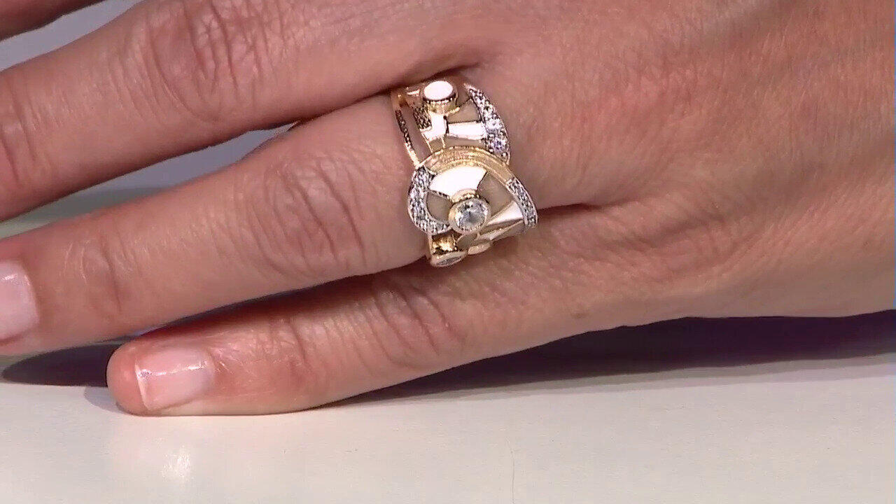 Video Anillo en plata con Zircón (Adela Silber)