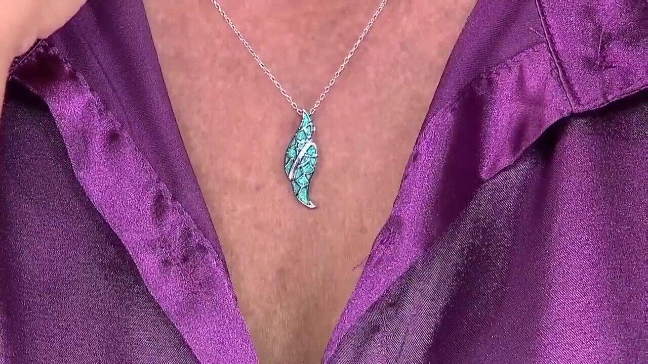 Video Silver Necklace (Adela Silber)