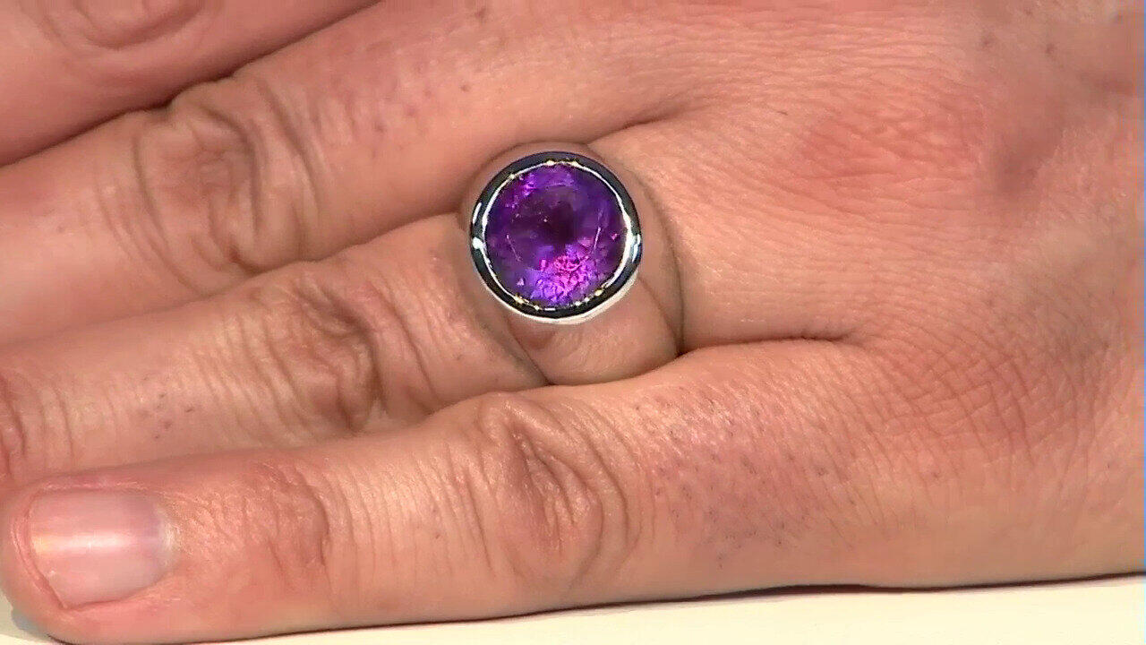 Video Sibirischer Amethyst-Silberring