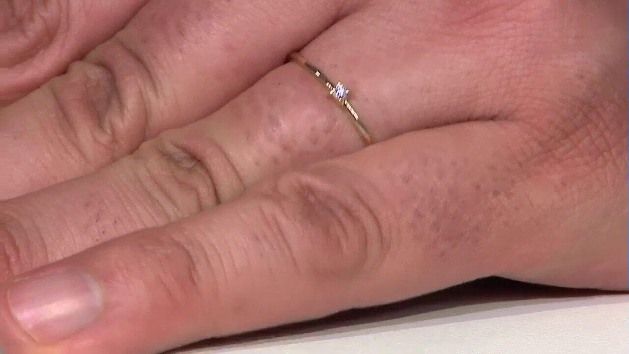 Video Anillo en oro con Diamante IF (D)
