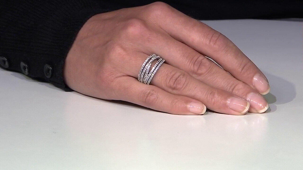 Video Anillo en plata con Zircón