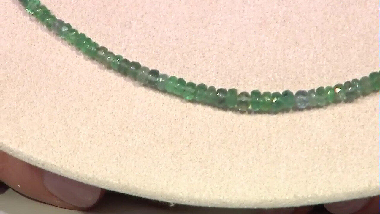 Video Collana in argento con Tormalina Rosa Nigeriana